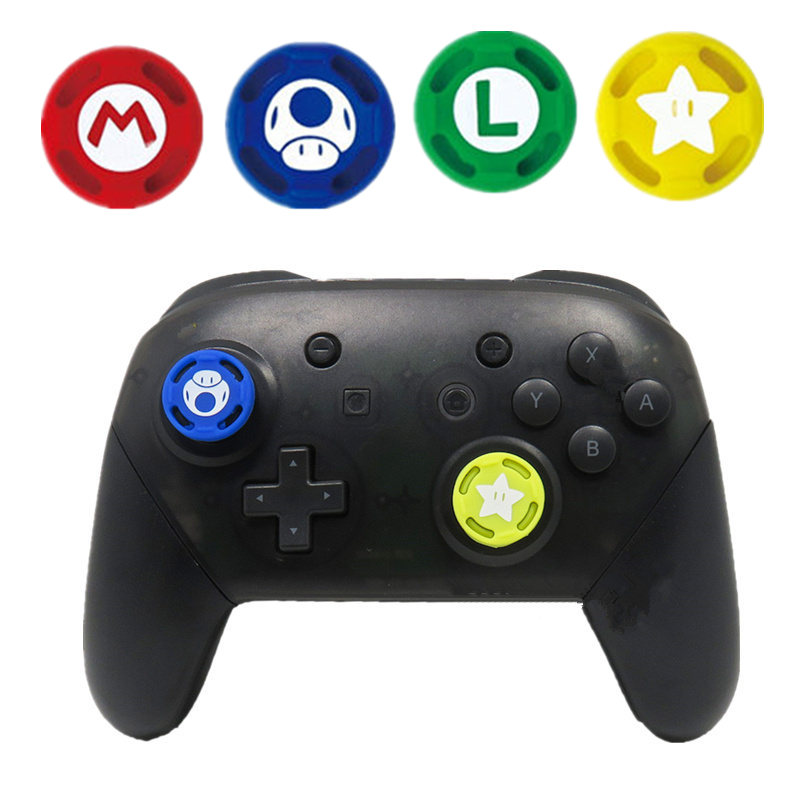 Gaming Console In Tv - 4pcs soft Silicone Analog Thumb Stick