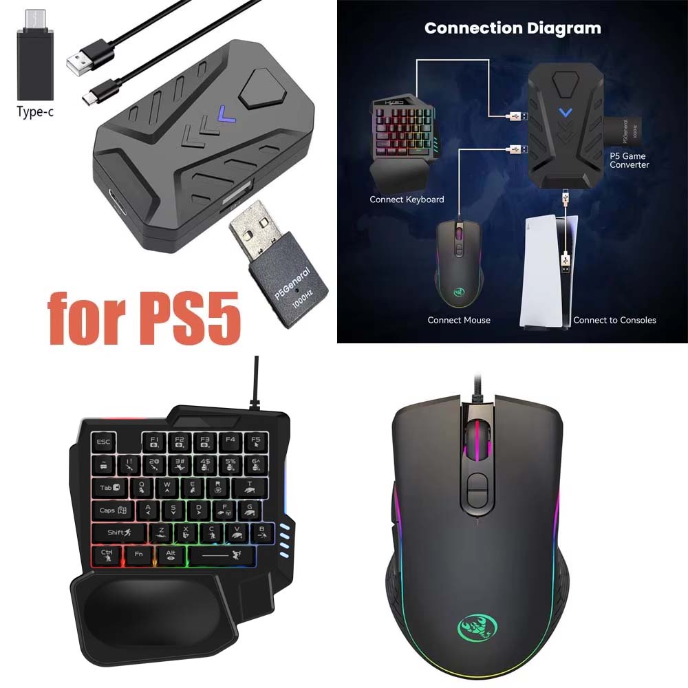 for PS5 Gaming Keyboard Mouse  - Gaming Console Latest recension och pris