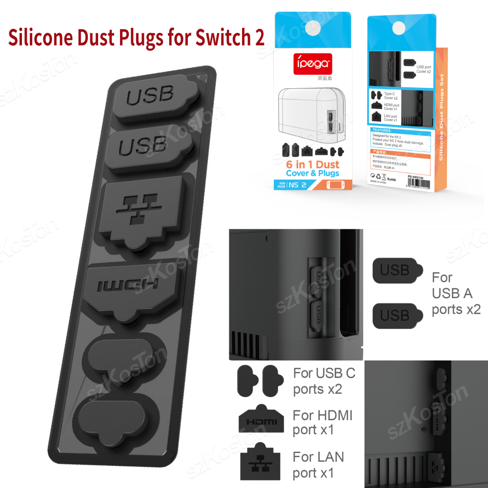 Silicone Dust Plugs Set for Sw - Gaming Console Buttons recension och pris
