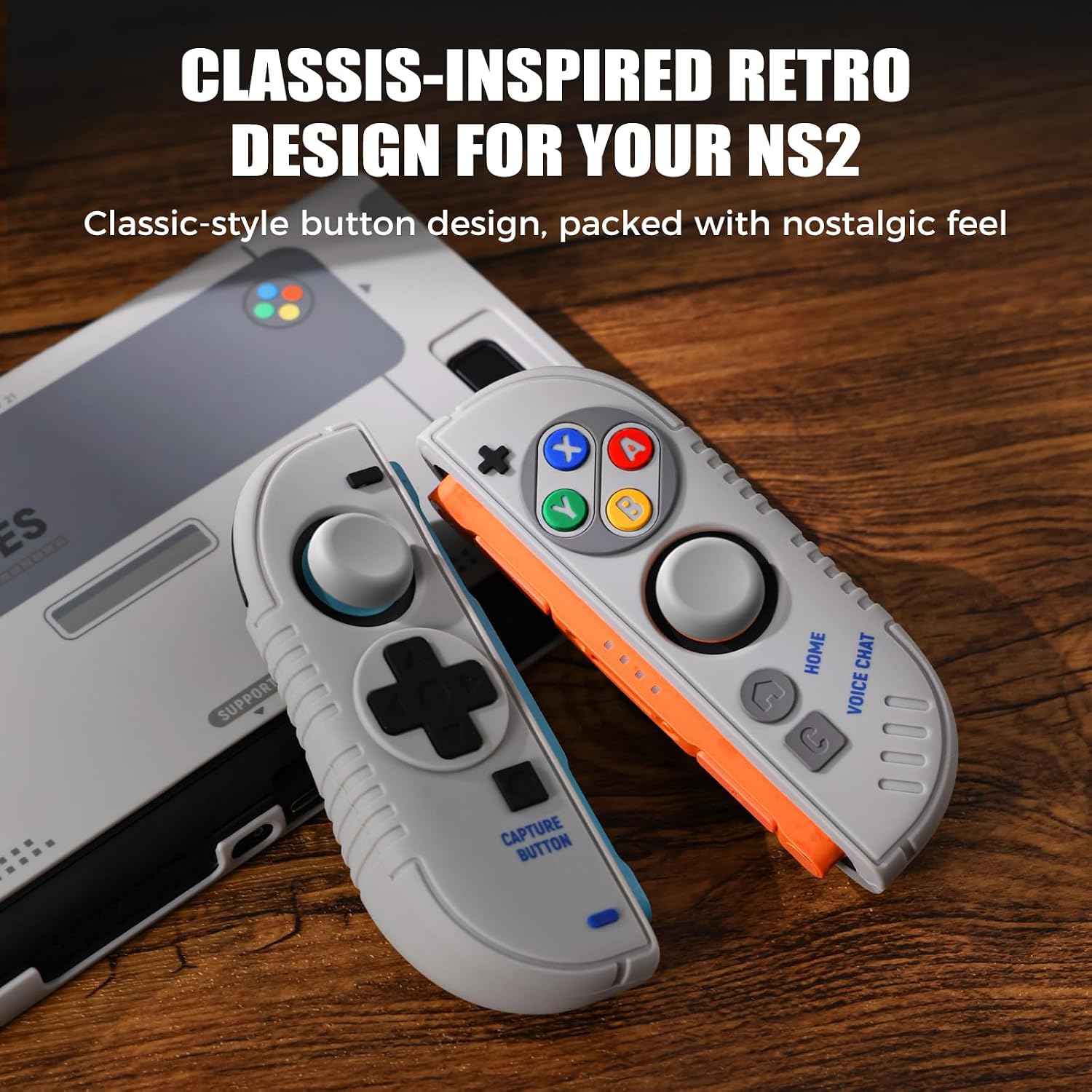 IINE Retro SFC Themed Full Bod - Gaming Console Buttons recension och pris