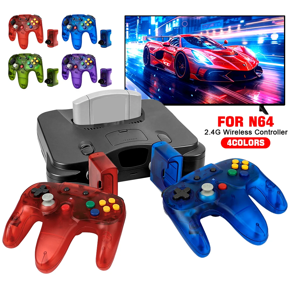 Transparent Red Green Blue Pur - Gaming Console Buttons recension och pris